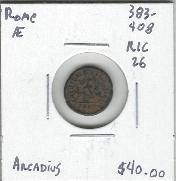 Roman: 383 - 408 AD AE Arcadius Lot#2