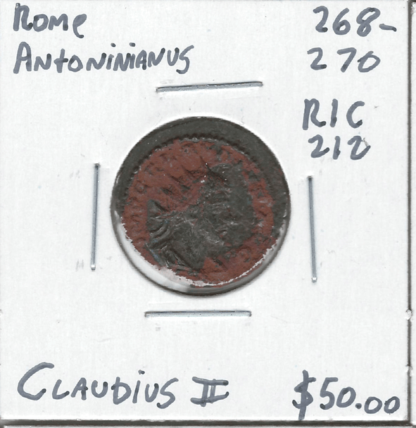 Roman: 268 - 270 AD Antoninianus Claudius II Lot#2