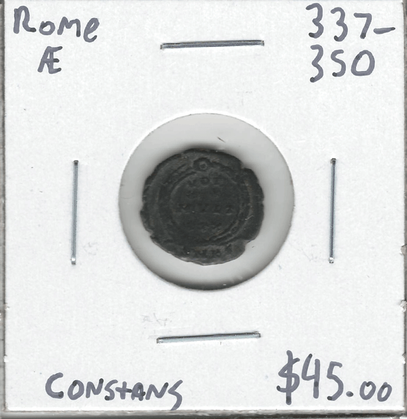 Roman: 337 - 350 AD AE Constans Lot#2