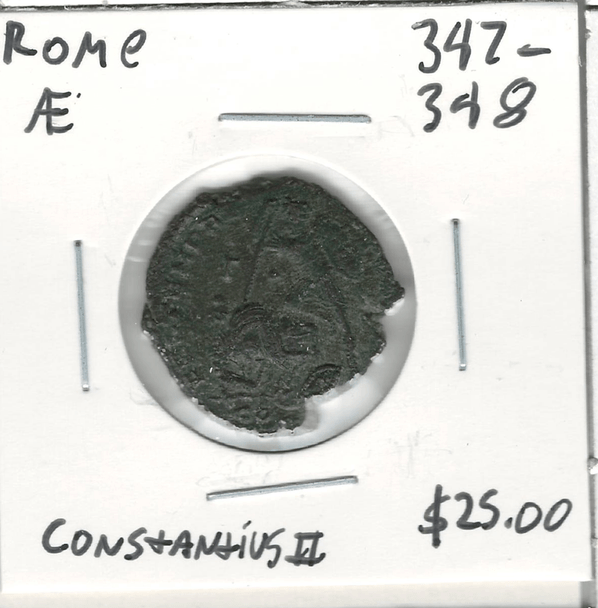 Roman: 347 - 348 AD AE Constantius II