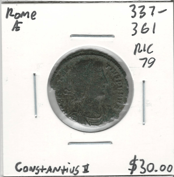 Roman: 337 - 361 AD AE Constantius II Lot#6