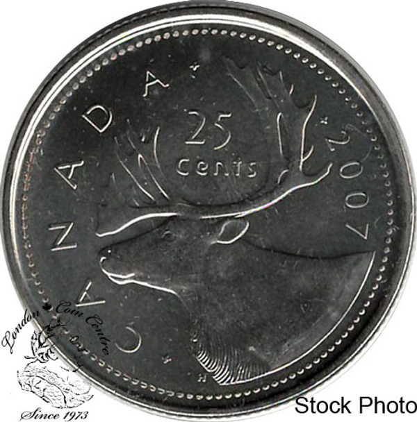 Canada: 2007 25 Cent Logo Proof Like