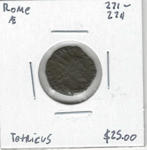 Roman: 271 - 274 AD AE Tetricus Lot#2