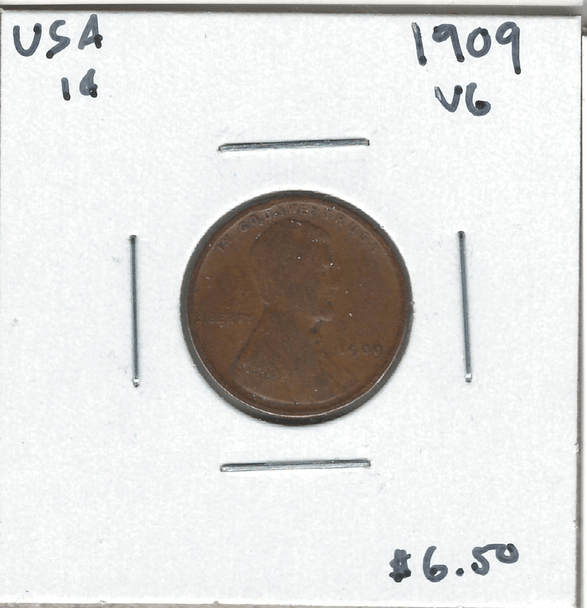 United States: 1909 Small Cent VG8 Lot#4