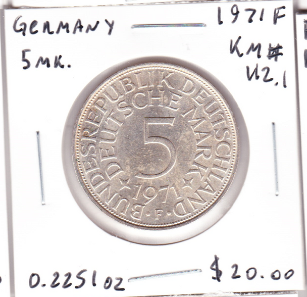 Germany: 1971 F 5 Mark