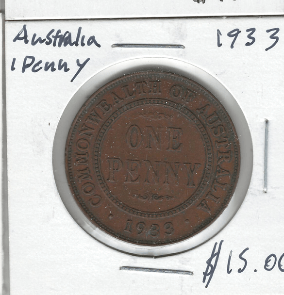 Australia: 1933 1 Penny