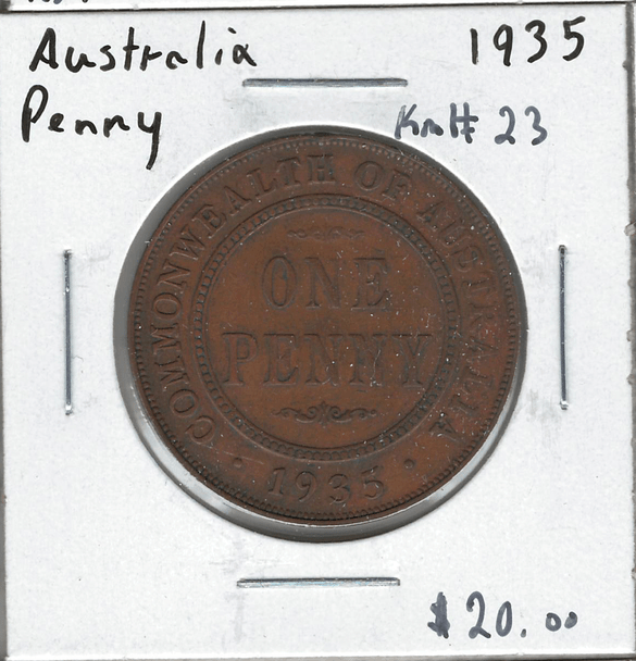 Australia: 1935 1 Penny