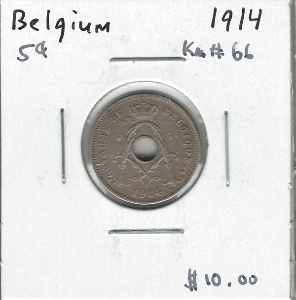 Belgium: 1914 5 Centimes