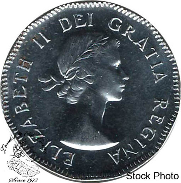 Canada: 1953 5 Cent NSF Far Leaf MS62