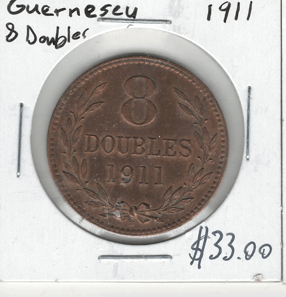 Guernsey: 1911 8 Doubles