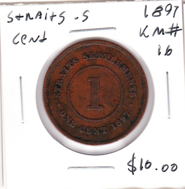 Straits Settlements: 1897 Cent