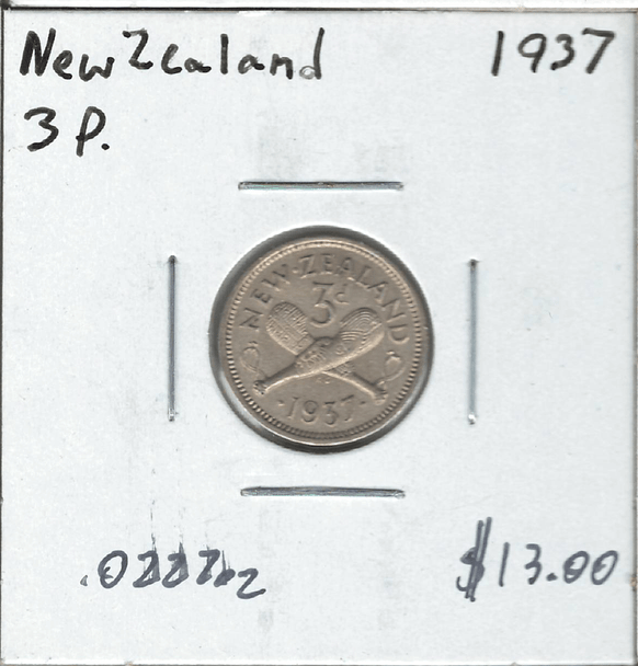 New Zealand: 1937 3 Pence