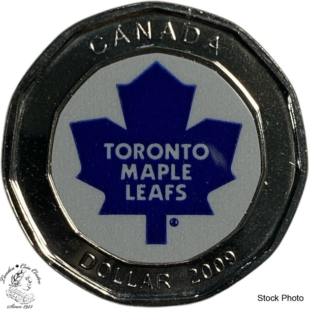Canada: 2009 $1 Toronto Maple Leafs Logo Proof Like