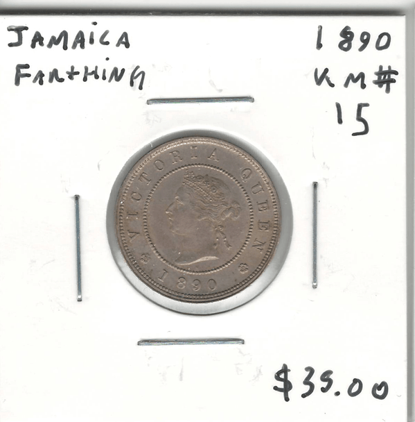 Jamaica: 1890 Farthing