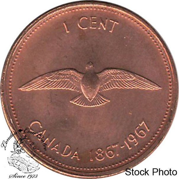 Canada: 1967 1 Cent MS63