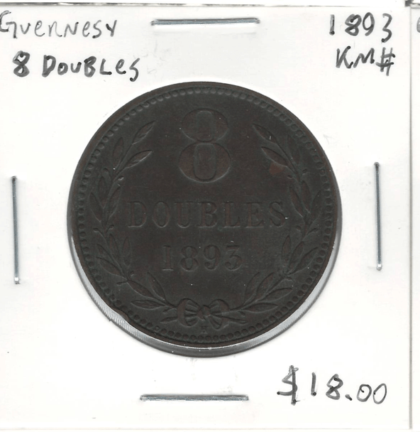 Guernsey: 1893 8 Doubles