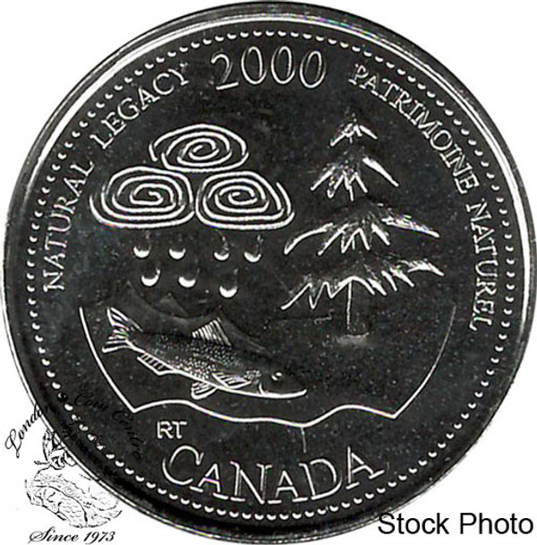 Canada: 2000 25 Cent May Natural Legacy Proof Like