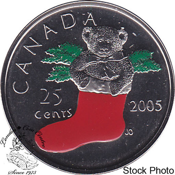 Canada: 2005P 25 Cent Stocking Proof Like