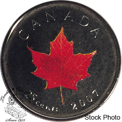 Canada: 2007 25 Cent Canada Day Colour Proof Like