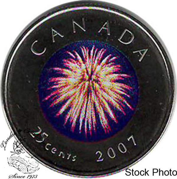 Canada: 2007 25 Cent Congratulations Proof Like