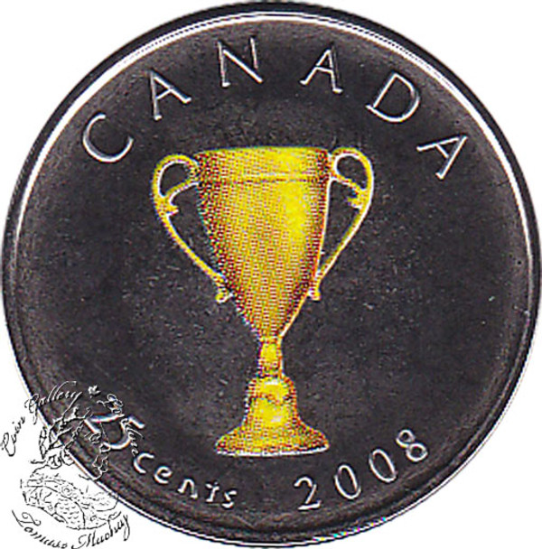 Canada: 2008 25 Cent Congratulations Trophy Proof Like