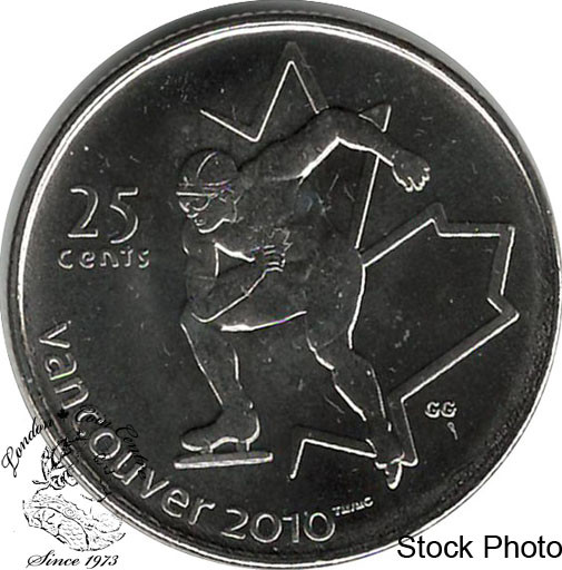 Canada: 2009 25 Cent Speedskating BU