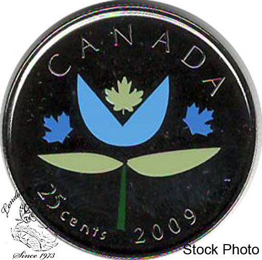 Canada: 2009 25 Cent Thank You Proof Like