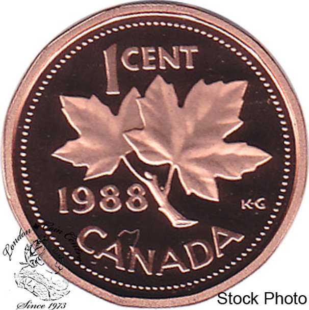 Canada: 1988 1 Cent Proof