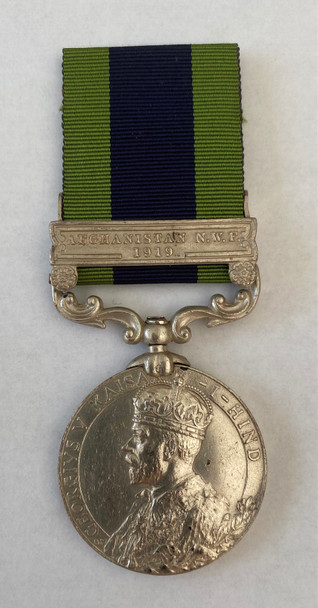 India: General Service Medal - PTE. E. NICHOLLS. SOM. L. I.