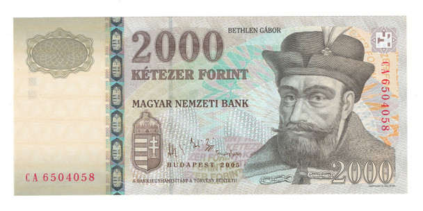 Hungary: 2005 2000 Forint Banknote