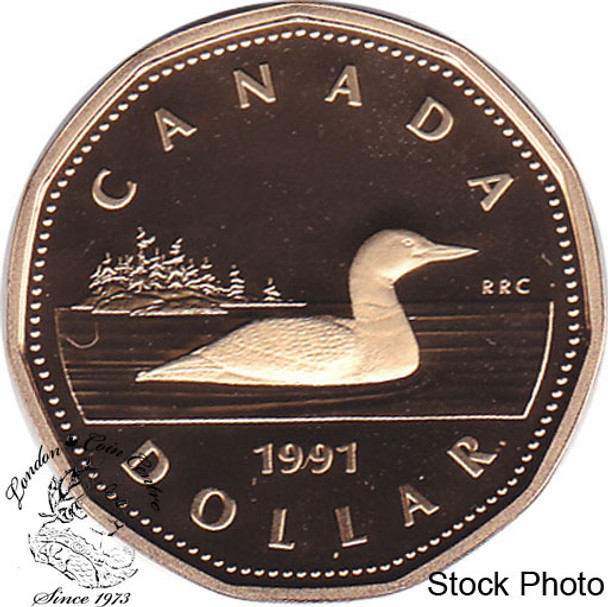 Canada: 1991 $1 Loonie Proof