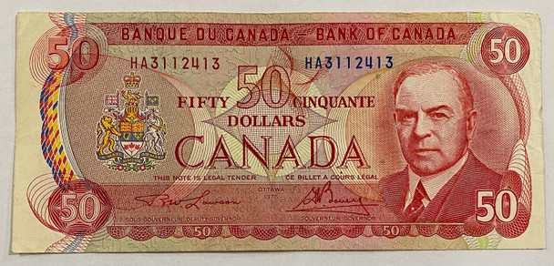 Canada: 1975 $50 Banknote Bank Circulated