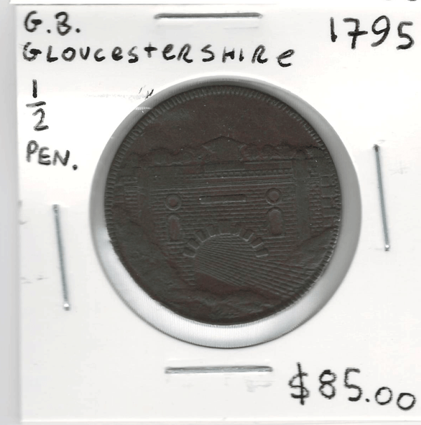 Great Britain: Gloucestershire: 1795 1/2 Penny