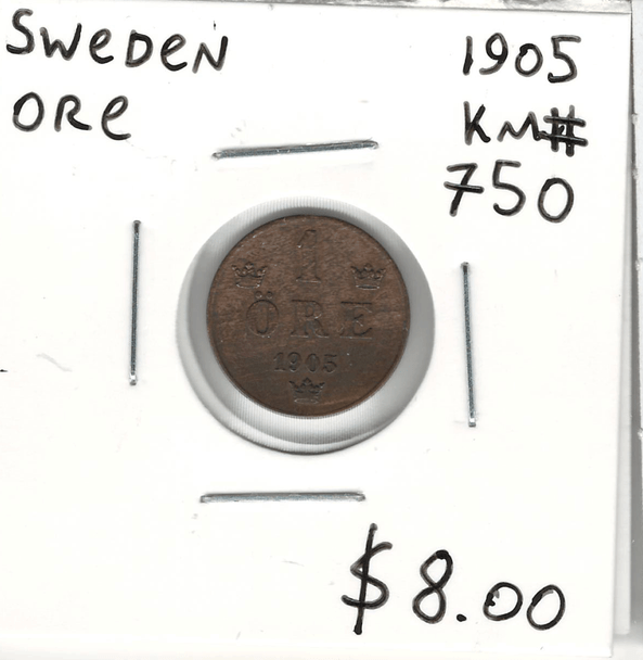 Sweden: 1905 Ore