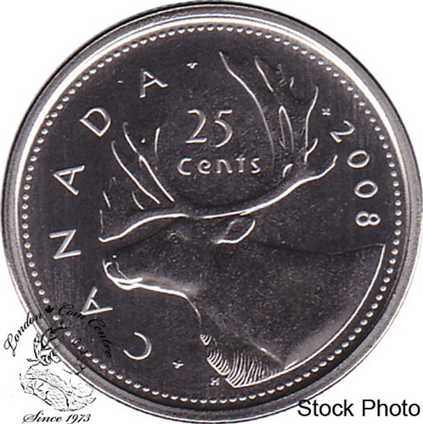 Canada: 2008 25 Cent Specimen