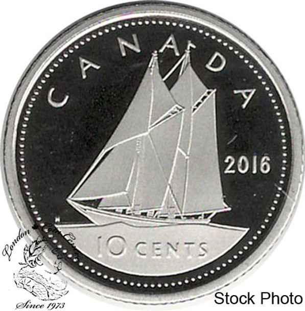 Canada: 2016 10 Cent Proof Non-Silver