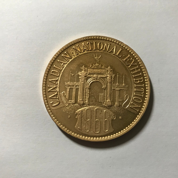 Canada: 1966 Canadian National Exhibition Gold Plated Medal