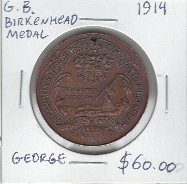 Great Britain: 1914 Birkenhead George V Medal