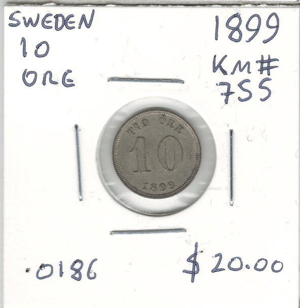 Sweden: 1899 10 Ore