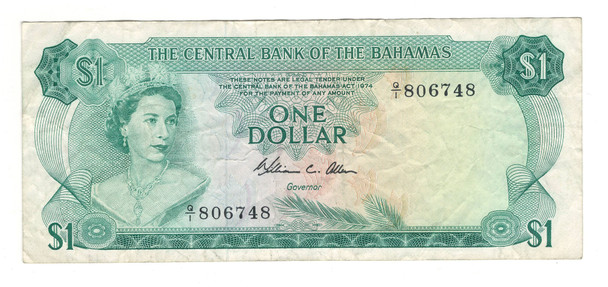 Bahamas: 1974 Dollar #2