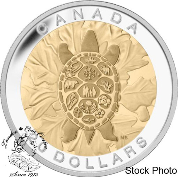 Canada: 2014 $20 The Seven Sacred Teachings: Truth Gold Plated Silver Coin