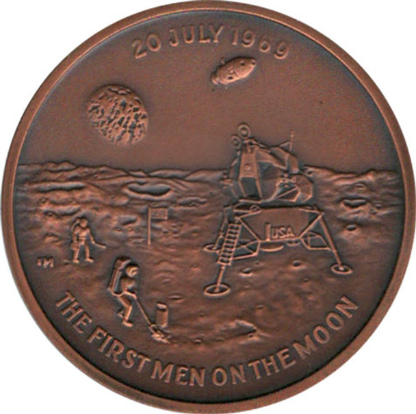 Apollo 11 Edwin Aldrin, Neil Armstrong, and Michael Collins First Men on The Moon Medal, 20 July 1969