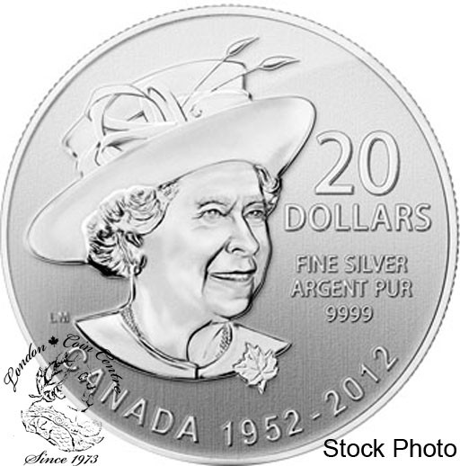 Canada: 2012 $20 The Queen's Diamond Jubilee Pure Silver Coin