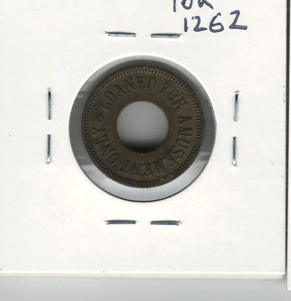 United States: Property of O.K. Vender Amusement Token