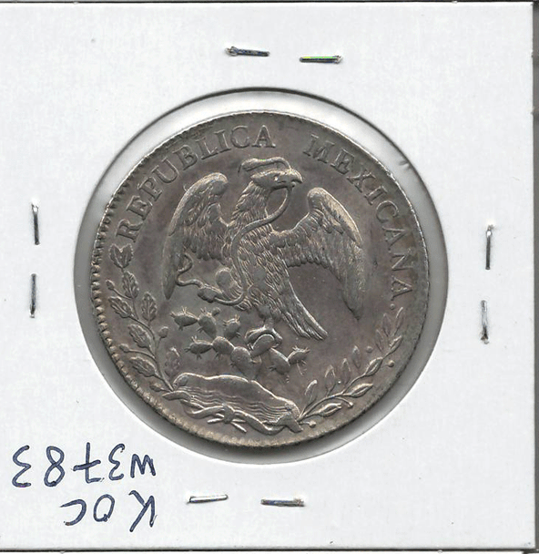 Mexico: 1877 M.O. M.H. 8 Reales #2