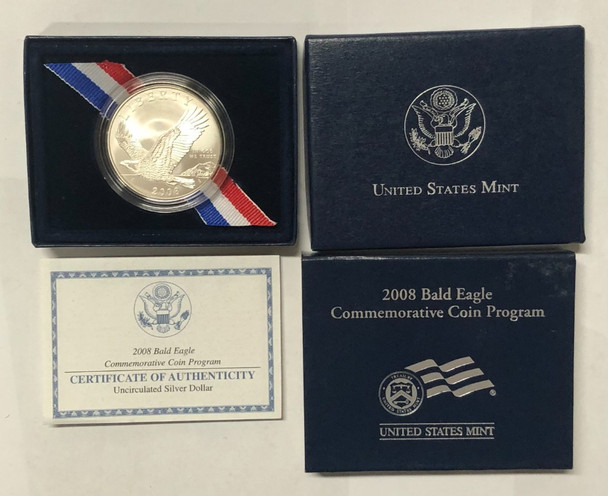 United States: 2008 $1 Bald Eagle Uncirculated Coin