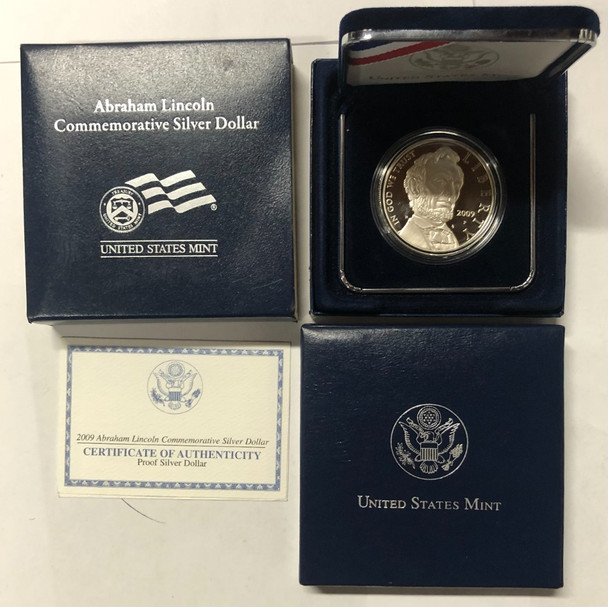 United States: 2009 $1 Abraham Lincoln Proof Silver Coin