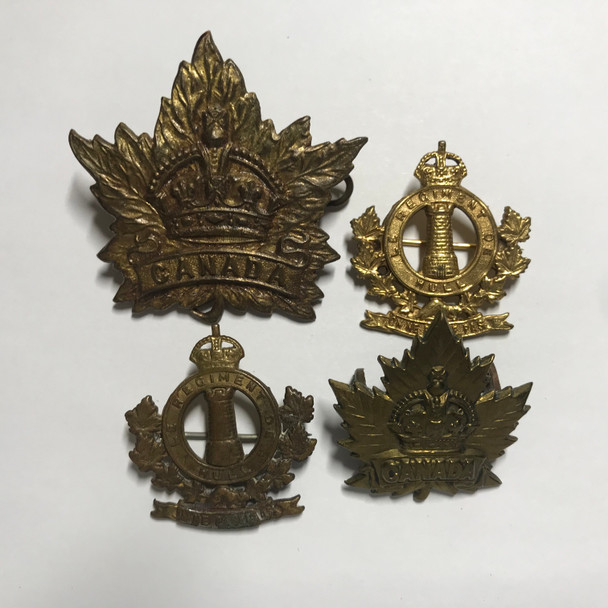 Canada: Lot of 4 Military Badges
