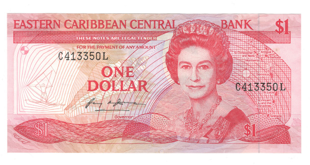Eastern Caribbean: 1985-88 Dollar St Lucia Issue