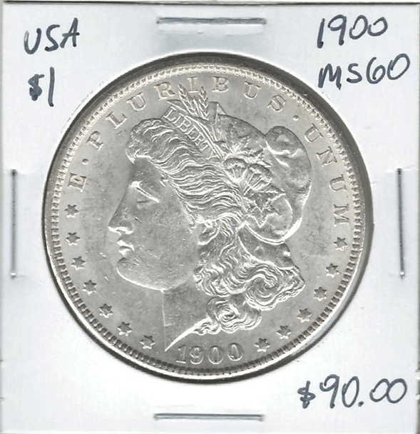United States: 1900 Morgan Dollar MS60